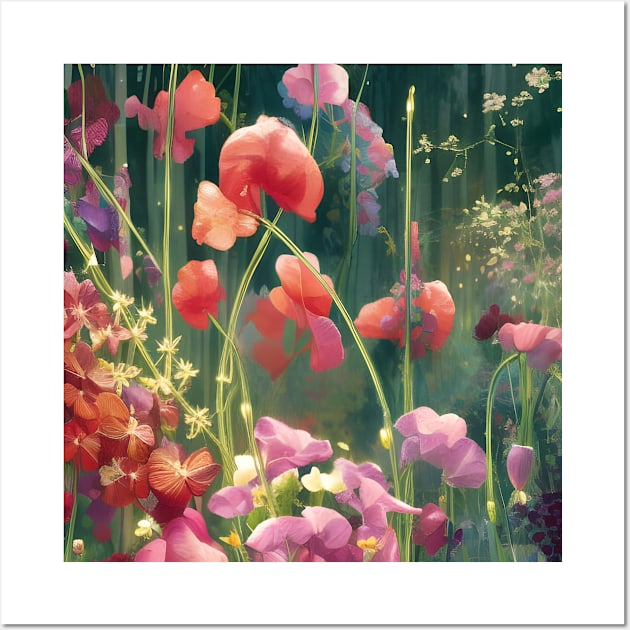 Sweet Peas Wall Art by LyndiiLoubie